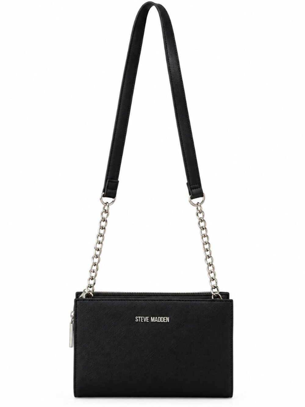 Steve Madden Black Crossbody Wallet Purse